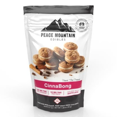 Peace Mountain - Cinnabong Cookies - 100mg